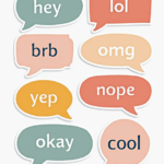 Chat Bubbles  - Sticker Sheet v5